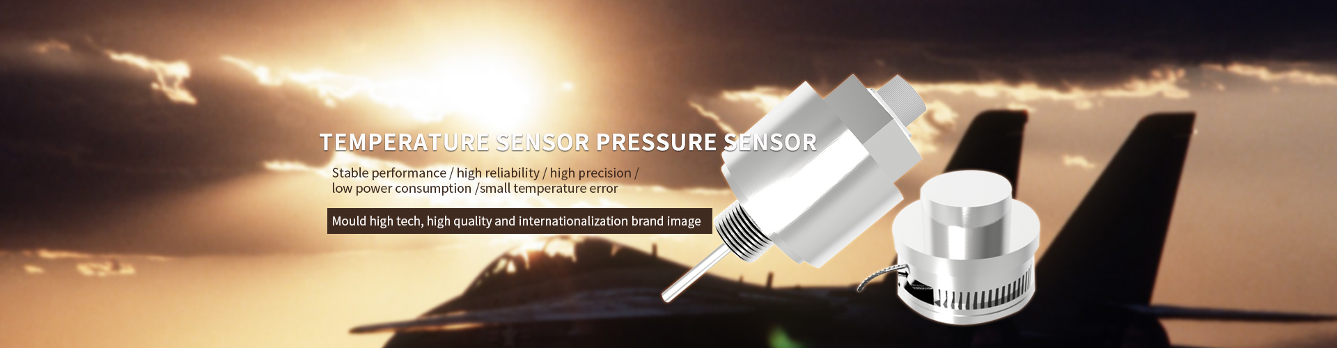 Pressure sensor, temperature sensor